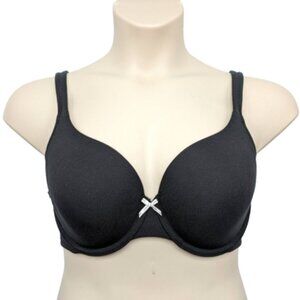 Cacique Lane Bryant Womens Bra Full Coverage Cotton Blend 40D Black
